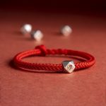 Buddha Stones 925 Sterling Silver Handmade Chinese Zodiac Natal Buddha Luck Protection Braided String Bracelet (Extra 30% Off | USE CODE: FS30) Bracelet BS Red(Wrist Circumference 15-21cm) Dog/Pig-Amitabha Buddha
