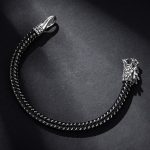 Buddha Stones Dragon Titanium Steel Protection Luck Bracelet Bracelet BS 7