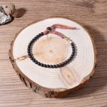 Buddha Stones Handmade Tibetan Black Onyx Tassel Bracelet Bracelet BS 2