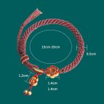 Buddha Stones Handmade Colorful Gourd Flower Protection Braided String Bracelet Bracelet BS 9