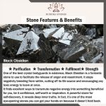 Buddha Stones Natural Black Obsidian Heart Sutra Purification Necklace Pendant Necklaces & Pendants BS 9