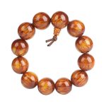 Buddha Stones Golden Sea Willow Success Positive Bracelet Mala Bracelet BS 8