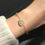 Buddha Stones Laughing Buddha Jade Abundance Chain Bracelet Bracelet BS 2