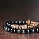 Buddha Stones Rainbow Obsidian Copper Love Double Wrap Bracelet Bracelet BS 5