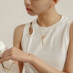 Buddha Stones 18K Gold Plated Copper Two Birds Zircon Healing Necklace Pendant Bracelet Earrings Set Bracelet Necklaces & Pendants BS 1