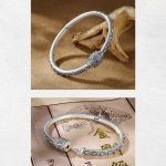 Buddha Stones Tibetan Auspicious Clouds Om Mani Padme Hum Engraved Creativity Bracelet Bangle Bracelet Bangle BS 11