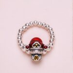 Buddha Stones 925 Sterling Silver God Of Wealth Copper Coin Design Protection Ring Ring BS 1