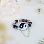 Buddha Stones Yin Yang Symbol Balance Luck Ring Ring BS 4