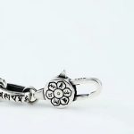 Buddha Stones Om Mani Padme Hum Double Dorje Copper Engraved Wisdom Bracelet Bracelet BS 11
