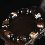 Buddha Stones Natural Sardonyx Courage Happiness Bracelet Bracelet BS 3