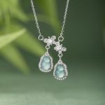Buddha Stones 925 Sterling Silver Green Jade Double Gourd Butterfly Luck Necklace Pendant Necklaces & Pendants BS Jade(Prosperity♥Abundance)