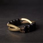Buddha Stones Tibetan Ebony Wood Copper Balance Double Layer Bracelet Bracelet BS 9