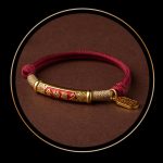 Buddha Stones 999 Sterling Silver Tibet Handmade Om Mani Padme Hum Fu Character TopRank Character Luck Braided Bracelet Bracelet BS 13