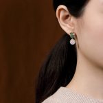 Buddha Stones White Jade 925 Sterling Silver Pearl Flower Blessing Necklace Pendant Ring Earrings Bracelet Necklaces & Pendants BS 15