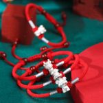 Buddha Stones 999 Sterling Silver Chinese Zodiac Luck Strength Red String Bracelet Bracelet BS 6