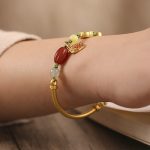 Buddha Stones Tibetan Auspicious Clouds Fortune Happiness Wealth Luck Bracelet Bracelet BS 4