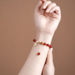 Buddha Stones Natural Red Agate Hetian Jade Fu Character Confidence Charm Bracelet (Extra 30% Off | USE CODE: FS30) Bracelet BS 8