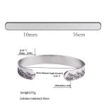 Buddha Stones The Day I Lost You Memorial Harmony Bracelet Bangle Bracelet Bangle BS 7
