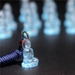 Buddha Stones Blue Tathagata Buddha Medicine Buddha Liuli Crystal Serenity Amulet Necklace Pendant Necklaces & Pendants BS 4