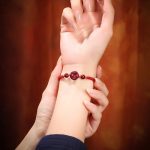 Buddha Stones Natural Cinnabar Peace Buckle Blessing String Bracelet Bracelet BS 3