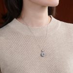 Buddha Stones 925 Sterling Silver Om Mani Padme Hum Lazurite Love Peace Necklace Pendant Necklaces & Pendants BS 5