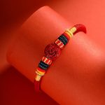 Buddha Stones Year of the Dragon 925 Sterling Silver Chinese Zodiac Cinnabar Auspicious Matches Blessing Bracelet (Extra 30% Off | USE CODE: FS30) Bracelet BS 2