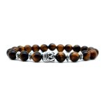 Buddha Stones Amethyst Love Healing Bracelet Bracelet BS Tiger Eye