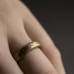 Buddha Stones Tibetan Vintage Texture Design Copper Luck Couple Ring Ring BS 9