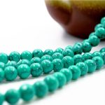 Buddha Stones Tibetan Turquoise Purification Necklace Mala Mala Bracelet BS 4