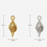 Buddha Stones 999 Sterling Silver Shankha Conch Shell Seashell Lucky Necklace Pendant Necklaces & Pendants BS 12