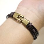 Buddha Stones Vintage Leather Wrist Band Brown Rope Layered Bracelet Bangle Bracelet BS 8