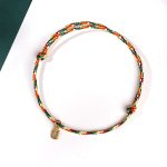 Buddha Stones Auspicious Fu Character Peace And Joy Luck Handmade Multicolored Child Adult Bracelet Bracelet BS Fu Character Colorful Rope Adult(Wrist Circumference 17-22cm)