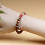 Buddha Stones Kuka Seed Yanyuan Agate Hetian Jade Wealth Protection Bracelet Bracelet BS 5