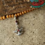 Buddha Stones Tibet 108 Mala Beads Bodhi Seed Bagua Vajra Wealth Bracelet Mala Bracelet BS 13
