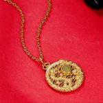 Buddha Stones 925 Sterling Silver Year Of The Dragon Auspicious Clouds Hetian Jade Inlaid Luck Necklace Pendant Necklaces & Pendants BS 4