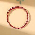 Buddha Stones Colorful Rope Zongzi Pattern Luck Handmade Child Adult Bracelet Bracelet BS Colorful Rope(Wrist Circumference 12-20cm)