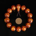 Buddha Stones Golden Sea Willow Success Positive Bracelet Mala Bracelet BS 2