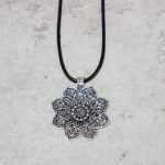 Buddha Stones Tibetan Lotus Blessing Necklace Pendant Necklaces & Pendants BS 3