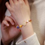 Buddha Stones 925 Sterling Silver Natural Hetian Jade Amber Red Agate Crystals Luck Bracelet Bracelet BS 2
