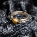 Buddha Stones 925 Sterling Silver Manjusri Mantra Om Mani Padme Hum Peace Adjustable Ring Ring BS 2