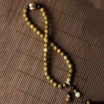 Buddha Stones Green Sandalwood Bodhi Seed Lotus Soothing Double Wrap Bracelet Bracelet BS 6