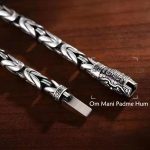 Buddha Stones Dorje Vajra Om Mani Padme Hum Peace Love Copper Chain Bracelet Bracelet BS 3