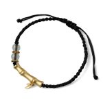 Buddha Stones Bamboo Design Luck Strength Braided Bracelet Bracelet BS 13