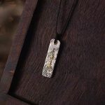 Buddha Stones Making A Fortune Chinese Character Copper Coin Wealth Necklace Pendant - Making A Fortune Chinese Character - image 1