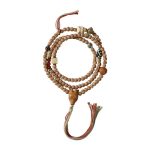 Buddha Stones 108 Beads Bodhi Seed Red Agate Deer Head Wisdom Mala Bracelet Mala Bracelet BS 15