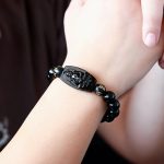 Buddha Stones Chinese Zodiac Obsidian Protection Bracelet Bracelet BS 10