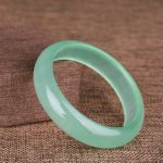 Buddha Stones Natural Jade Luck Healing Prosperity Bangle Bracelet Bracelet Bangle BS 7