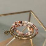Buddha Stones Purple Phantom Red Hematoid Quartz Green Rutilated Quartz Copper Love Forgive Bracelet Bracelet BS Red Hematoid Quartz 17-17.5cm