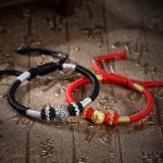 Buddha Stones 999 Sterling Silver Round Copper Coin Protection Luck Beaded String Bracelet Bracelet BS 1