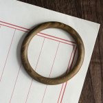 Buddha Stones Tibetan Small Leaf Red Sandalwood Ebony Green Sandalwood Protection Bracelet Bangle Bracelet BS 23